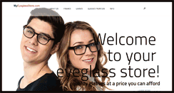 Desktop Screenshot of myeyeglassstore.com